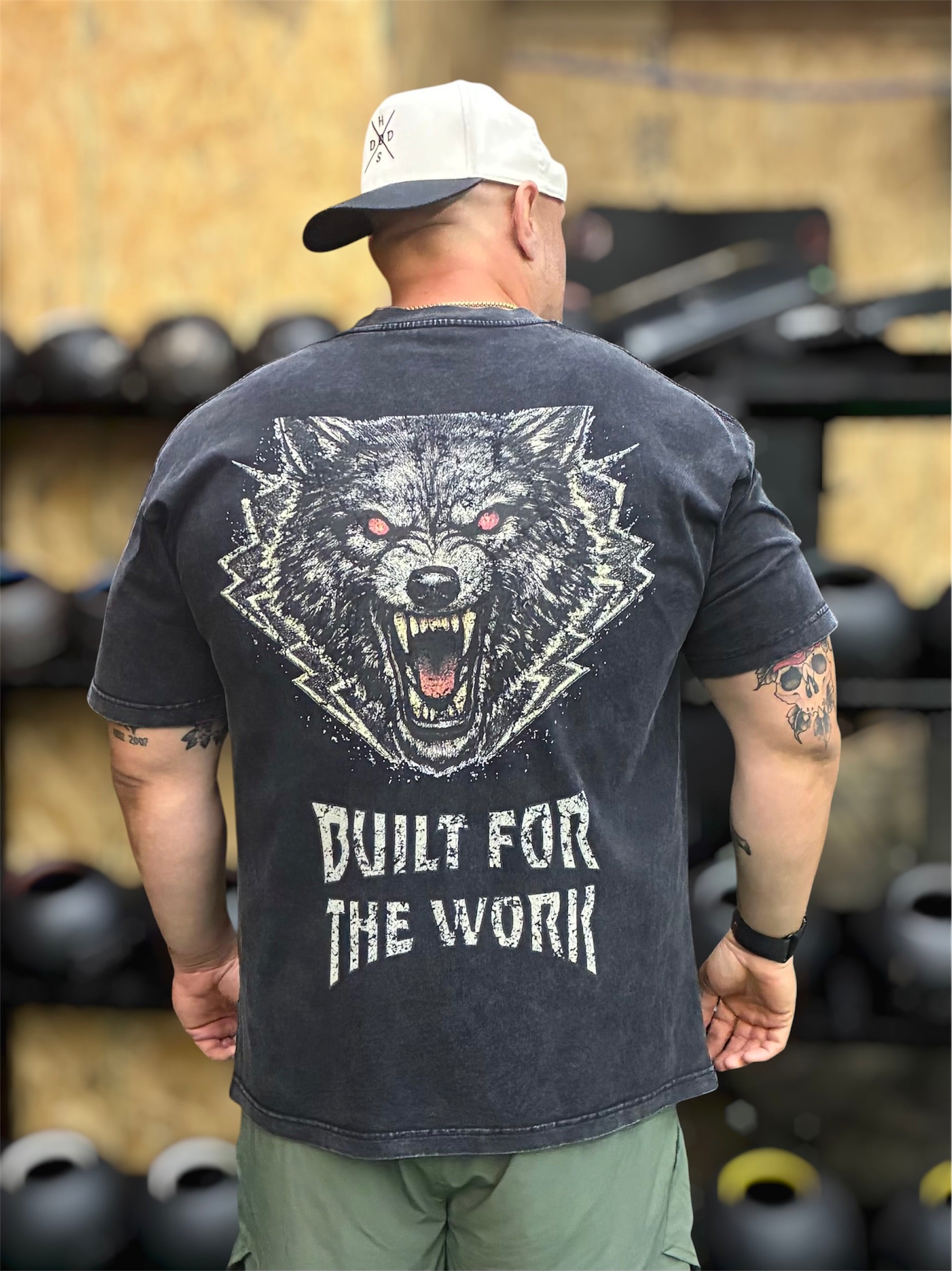 Built for the Work Snow Washed Heavyweight Tee