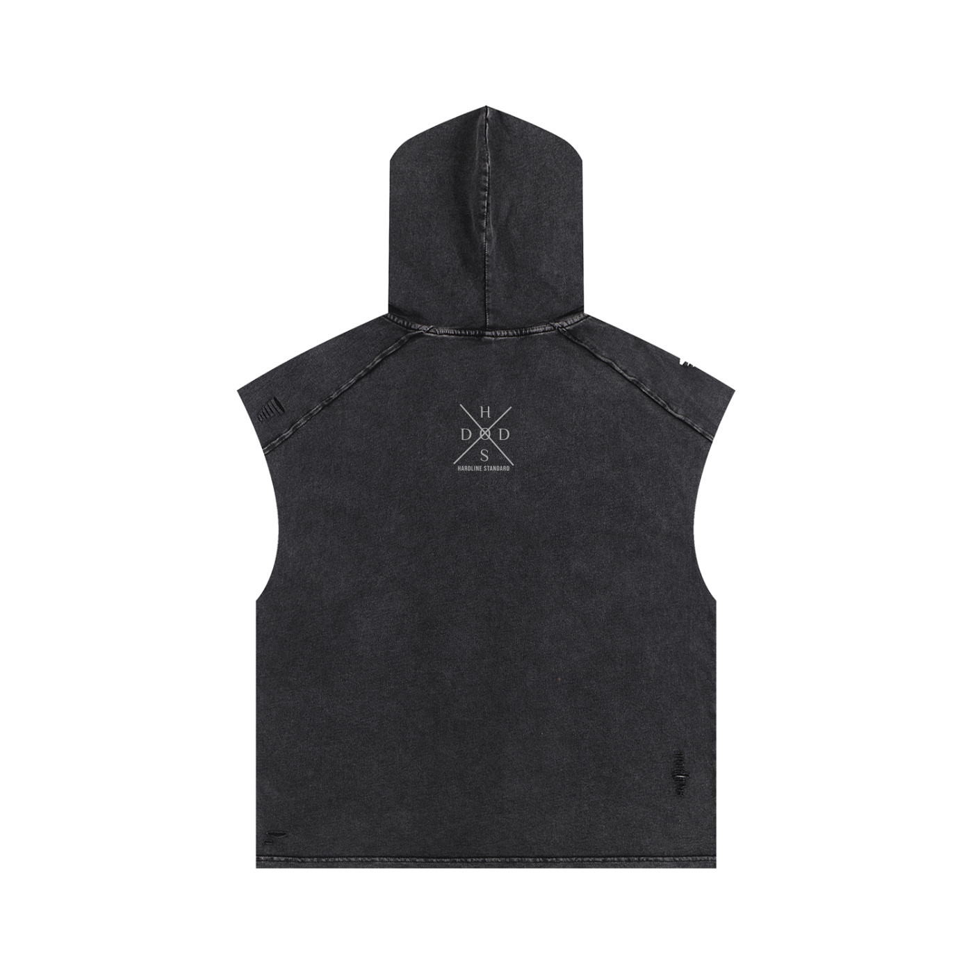 Hardline Snow Washed Sleeveless Hooded Tank