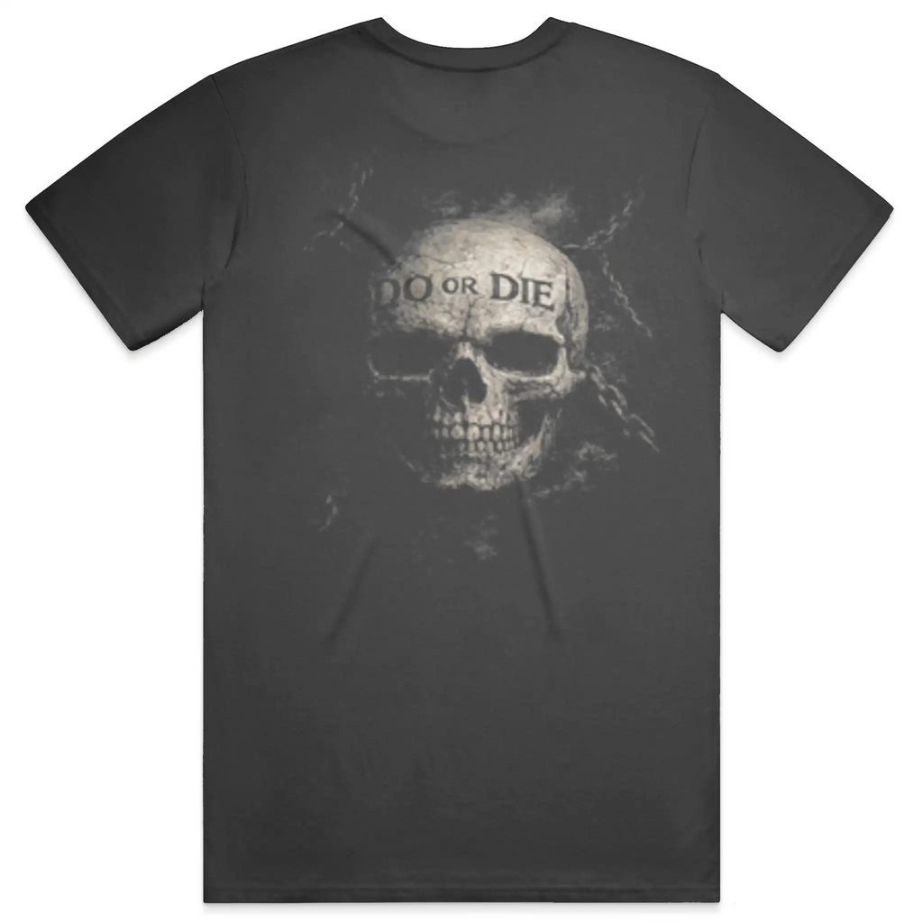 etched skull