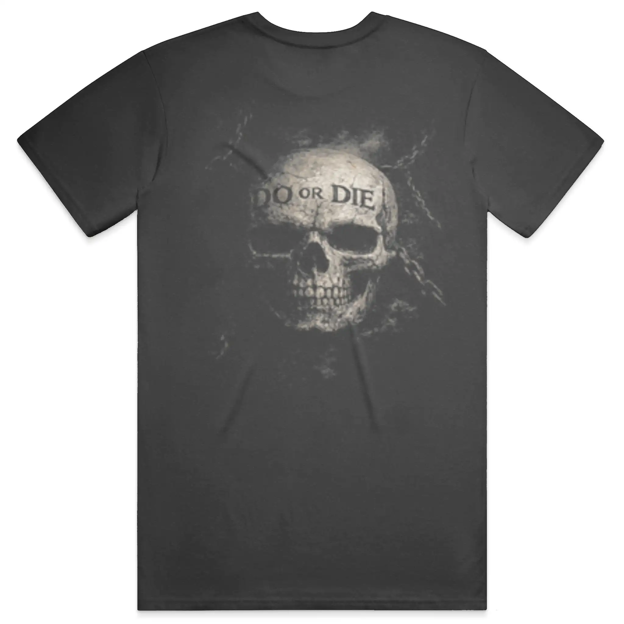 etched skull