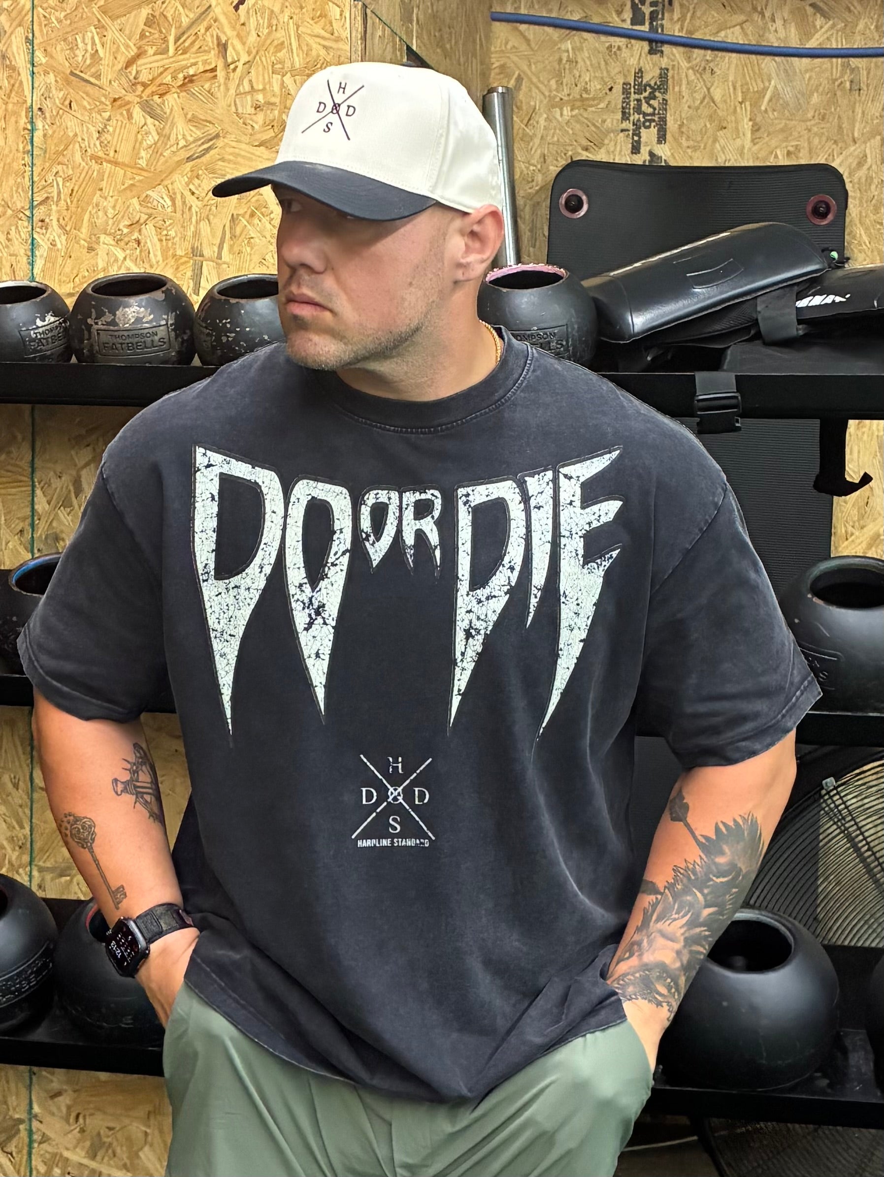 Do or Die Snow Washed Heavyweight Tee