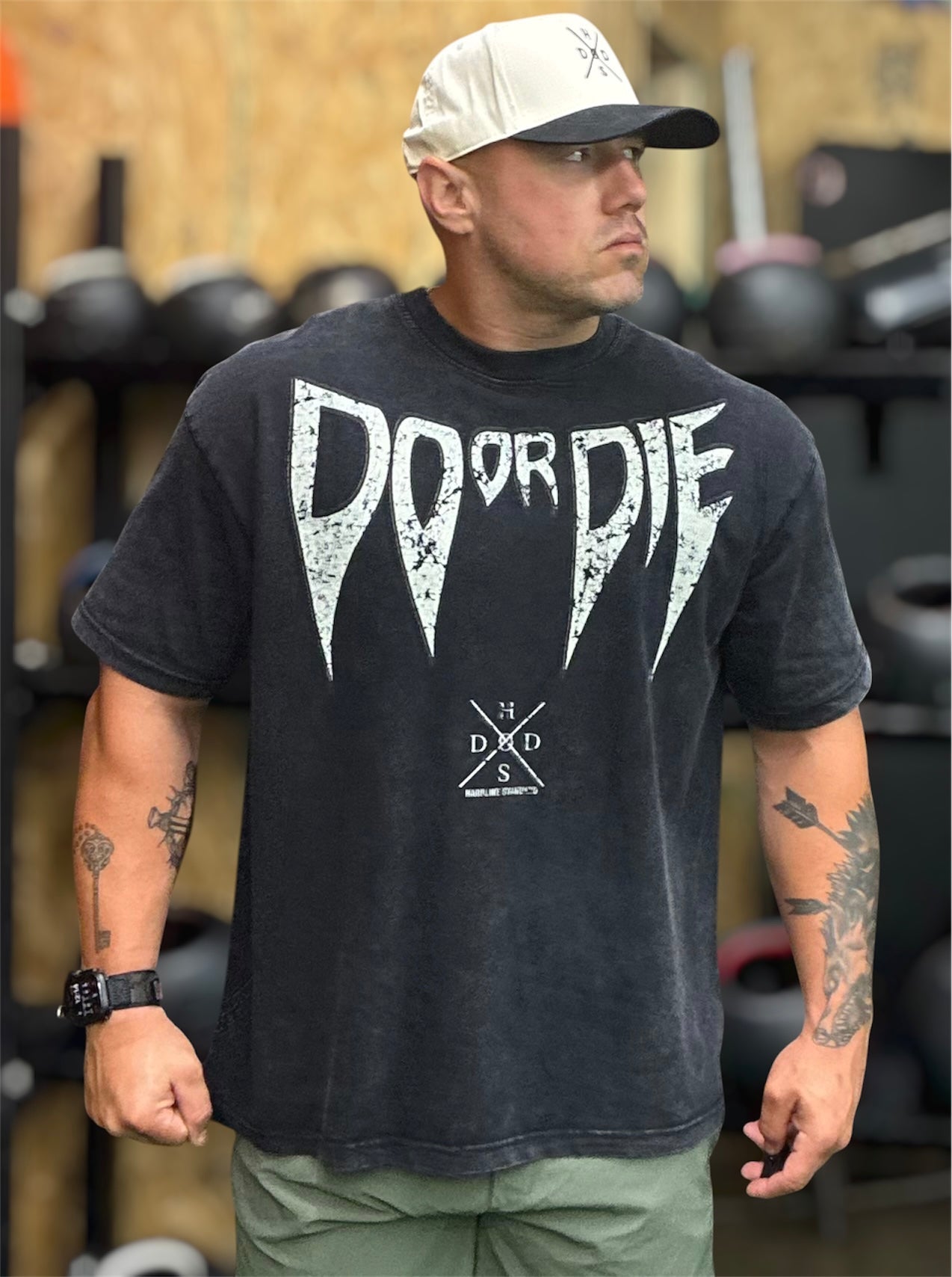 Do or Die Snow Washed Heavyweight Tee