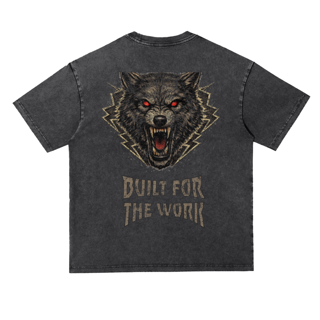 Built for the Work Snow Washed Heavyweight Tee